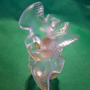 STUNNING VINTAGE JACQUELINE COCHRAN "LALIQUE" PERFUME BOTTLE.